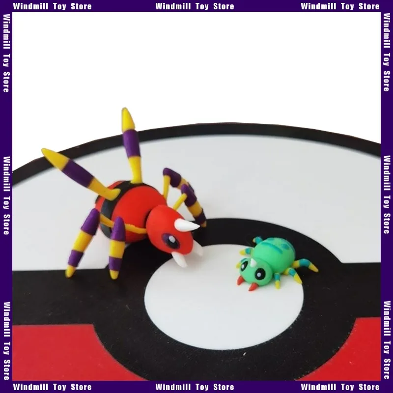 

3D Printing 1/20 Scale World Spinarak Pokémon Ariados Game Peripheral Collections PLA Model Desktop Ornament Decoratio Toy Boy