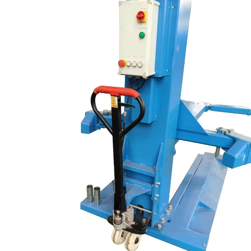 High Quality 2.5T 3 Ton Portable Movable Car Elevator Single Post 1 Post Hydraulic Car Lift