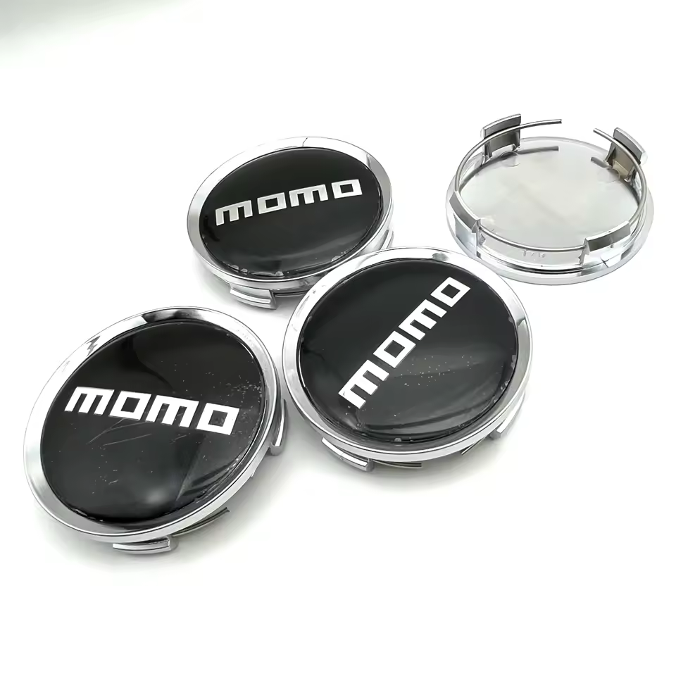 4X 75mm Momo Nabendeckel Radkappen