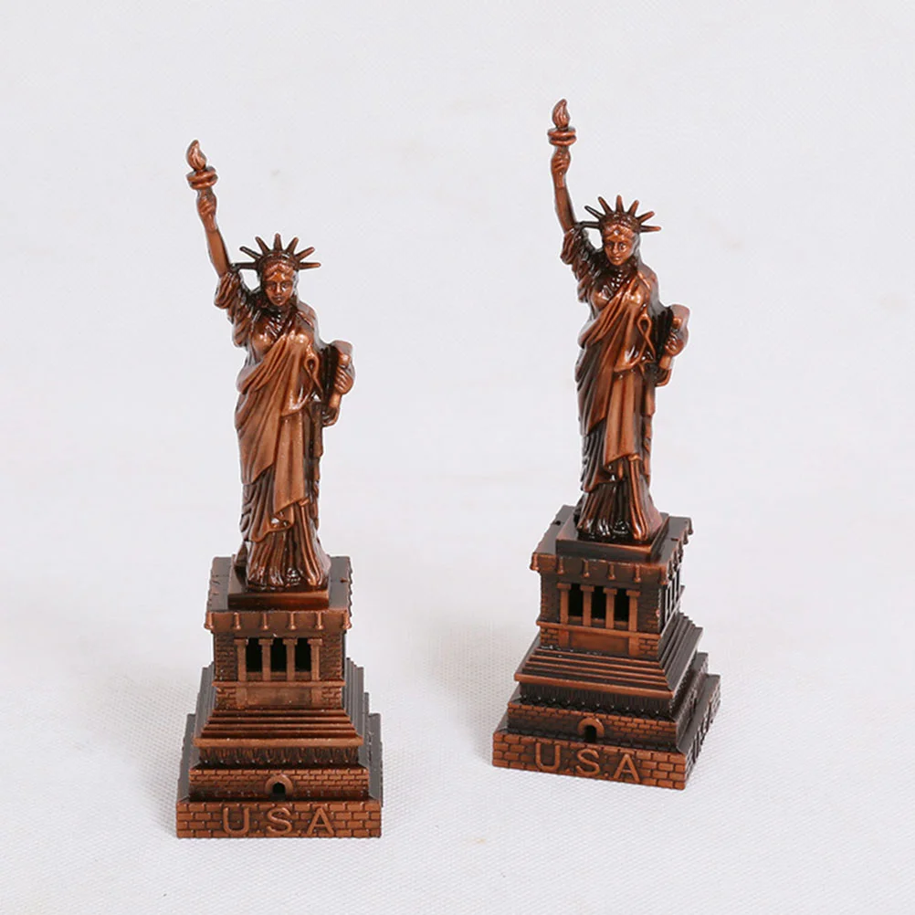 

Commemorate Statue of Liberty Office Decor Crafts Metal New York Souvenirs Ornament