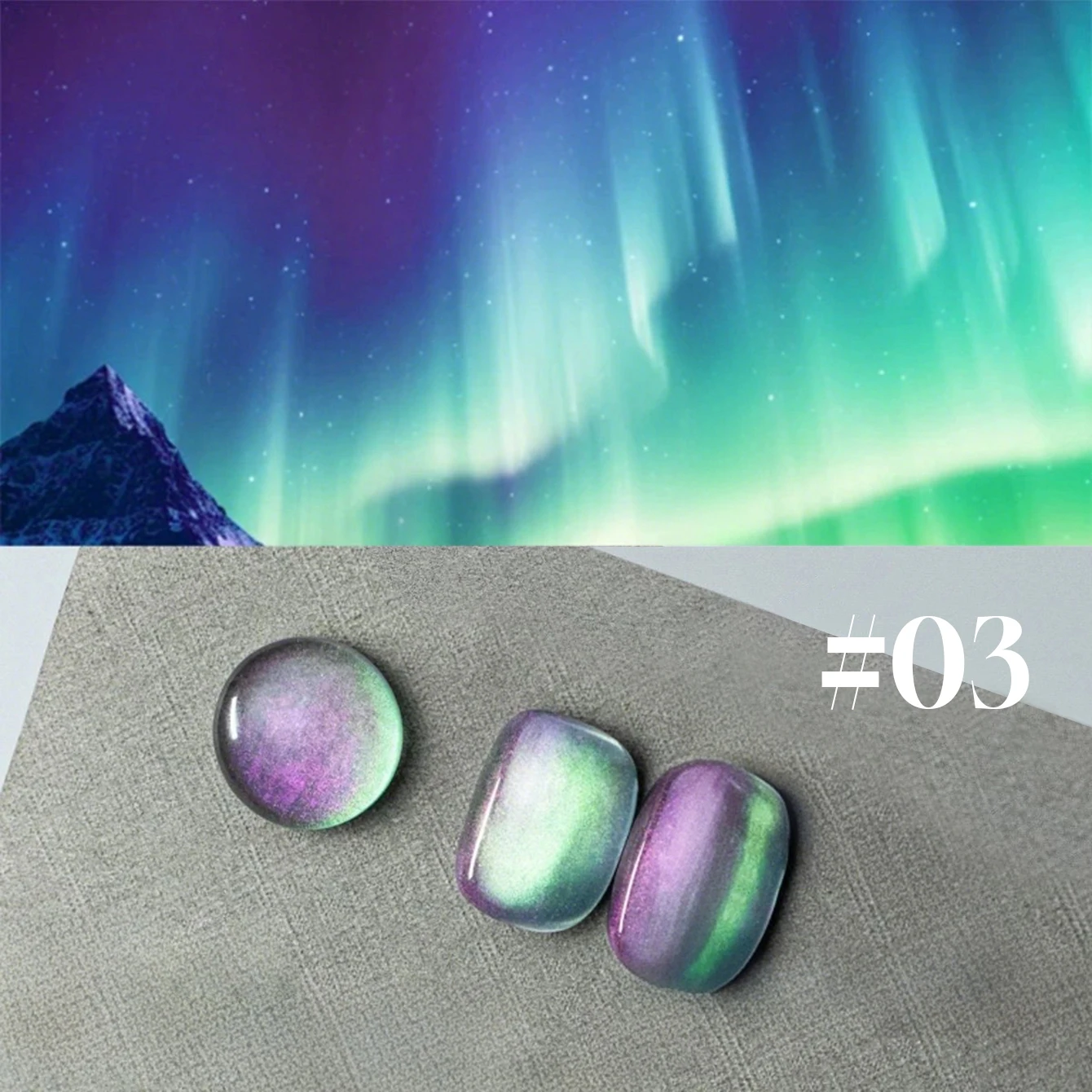 

MIANEL 12ML 2026 New Aurora Dream Cat Eye Gel Polish: Shimmering Iridescent Starry Sky Gel & Crystal Cat Eye Nail Art