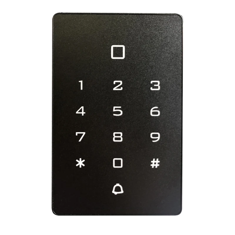 

Touch key password access control integrated machine ID card swiping password machine independent access control system