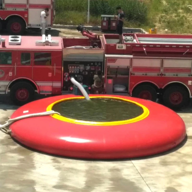 Hot Sale Reusable Durable Collapsible PVC Onion Shape Fire Fighting Rain Water Tank 5000 Litres Flexible Tank Water Storage Tank
