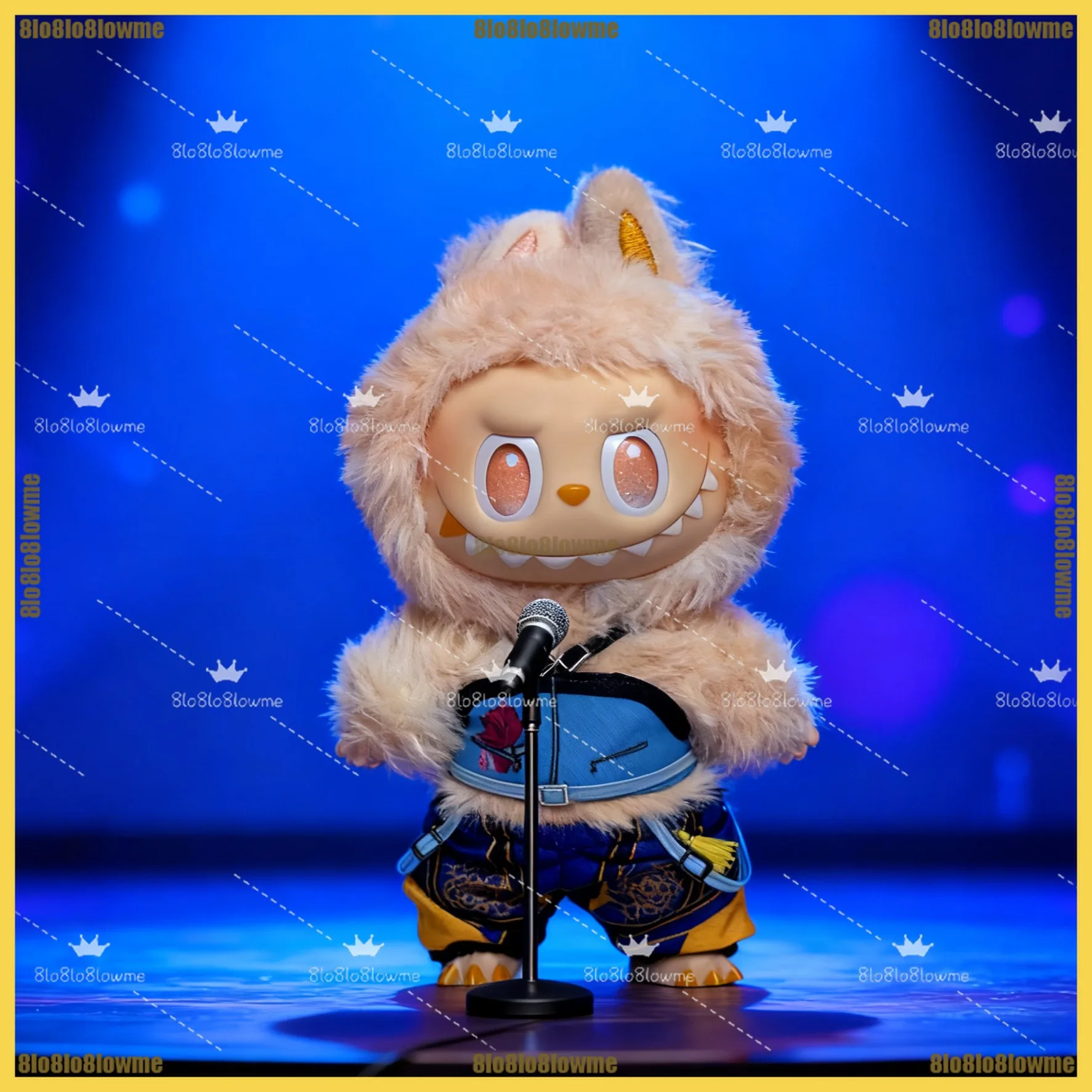 ملابس دمية KPop Labubu مجموعة ملابس كرتونية صغيرة من القطيفة إكسسوارات ملابس هدايا مناسبة لـ V, 1, 2, 3 #3