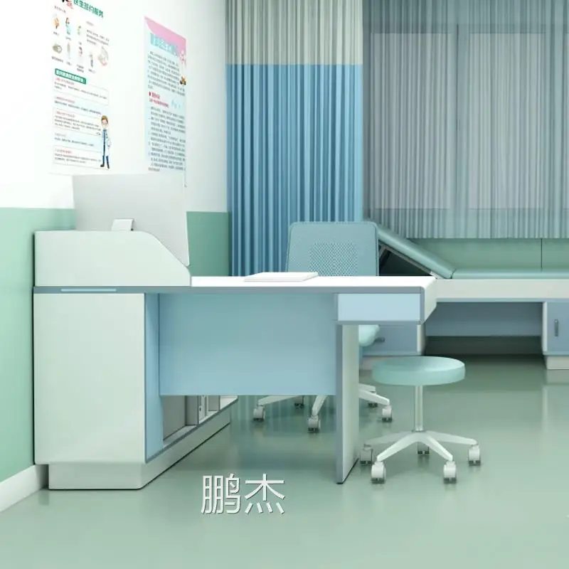 Medical desk, pediatric reception desk, pediatric reception doctor's  medical  vaccination table