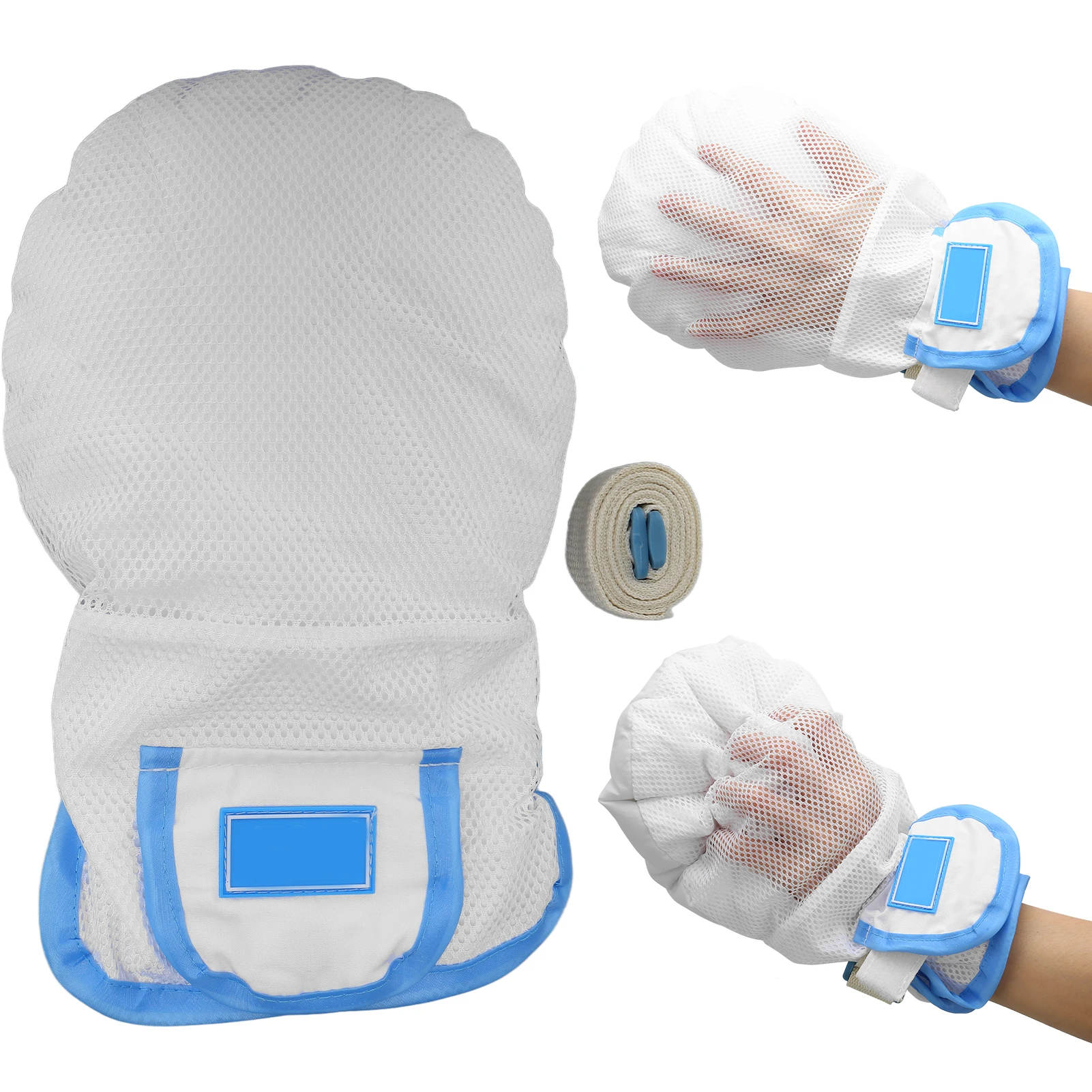 Double Security Mitts Breathable Comfort  Safety Mitts Glove for Patients Caregivers Double Security Mitts