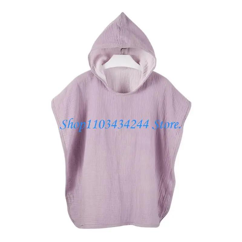 

G2TC Baby Hooded Bath Towel Bathrobe Shower Blanket Quick-dry Cotton Cape for Infant Strong Absorbent Breathable Beach Towel