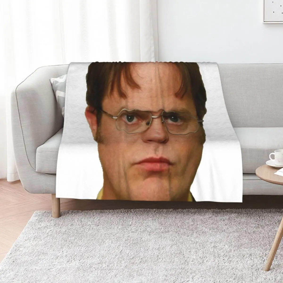 

dwight schrute Throw Blanket Luxury Throw Plaid Single Quilt Blankets