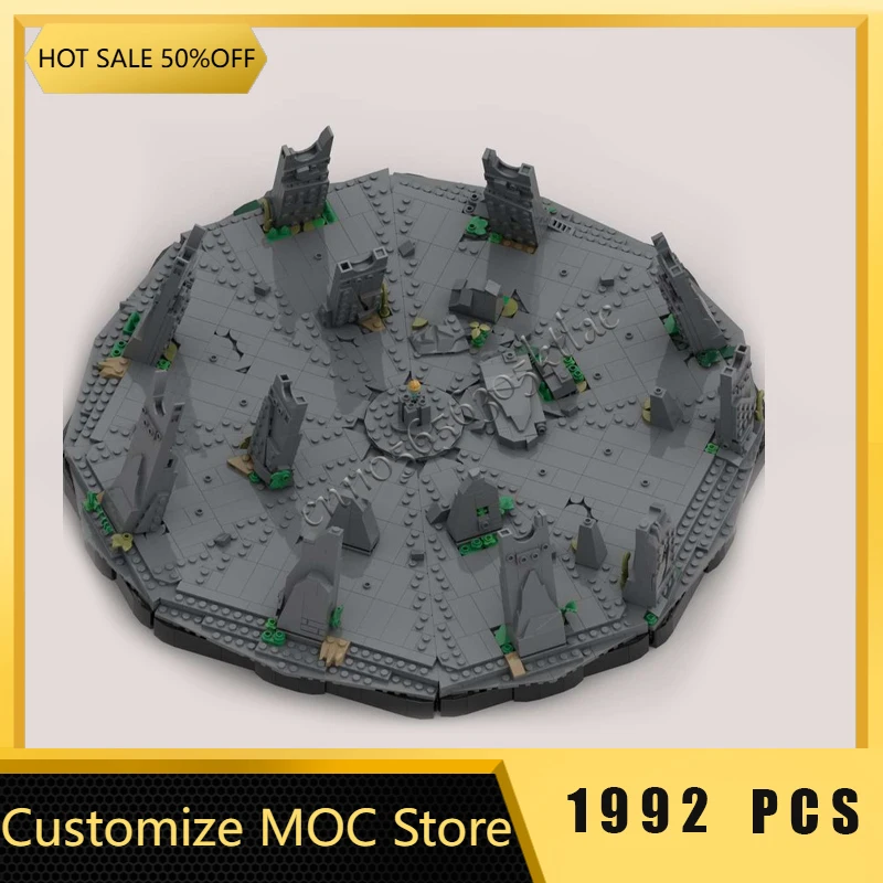 1992 قطعة تخصيص الطوب Seathos معبد Diorama MOC بنة نموذج الأطفال Diy بها بنفسك التعليمية مفاجأة اللعب هدايا عيد الميلاد #3