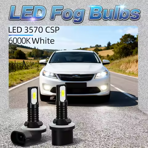 2x LED H7 880 881 9145 9140 5202 PSX26W 20000LM 6000K HB3 HB4 9005 9006 H3 H1 H8 H4 H11 H9 Led CSP Fog Light