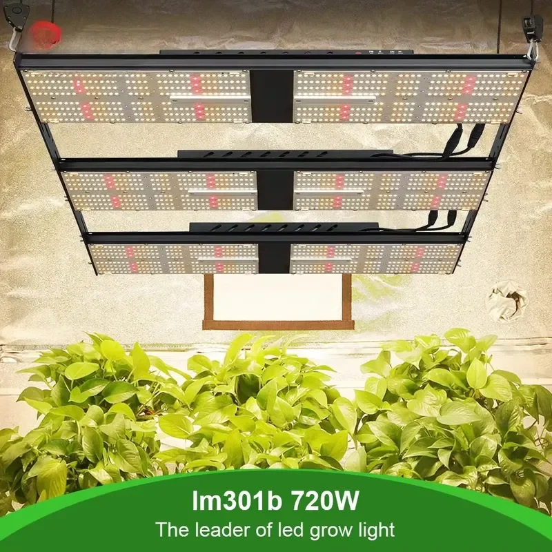 for New Style Hot Products Waterproof 720W LED Growth Light High umol 6x6 Professional Luminous Plant Grow Lamp