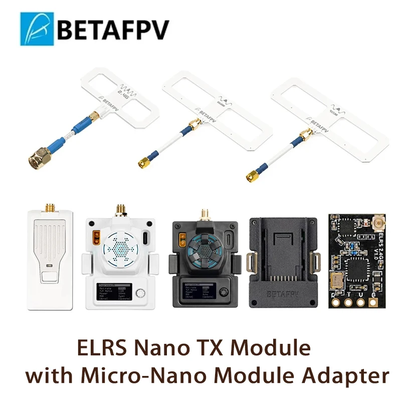 BETAFPV ELRS Nano TX Module ELRS 2.4G 915MHz 868MHz Micro-Nano Module Adapter