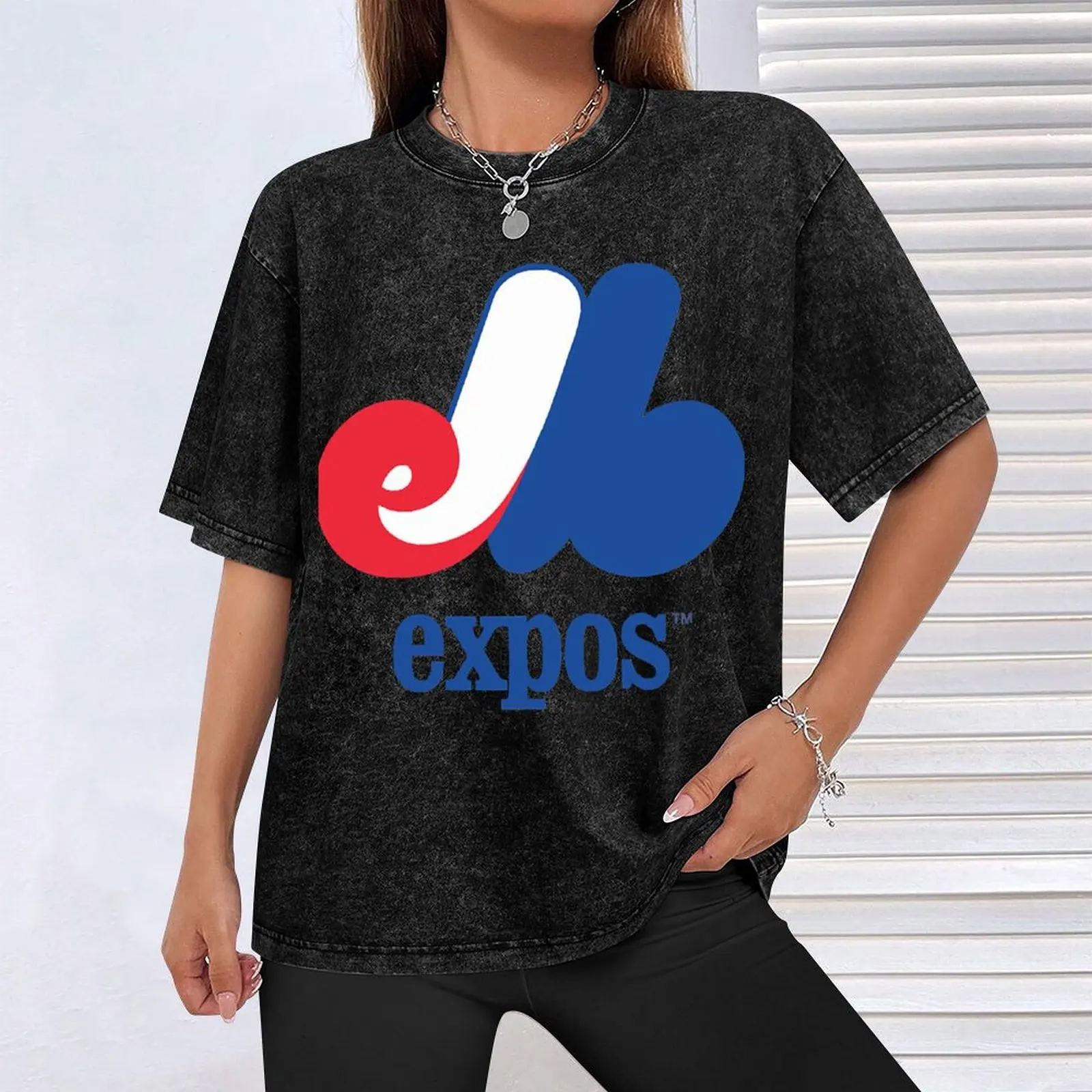 Best Seller - Montreal Expos Logo T-Shirt.png Camiseta meninos estampa animal simples roupas dos namorados camisas de suor, homens