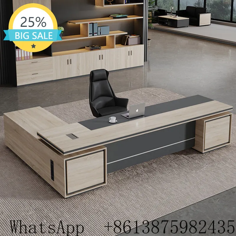 LMM light luxury high-end office boss desk simple modern manager desk