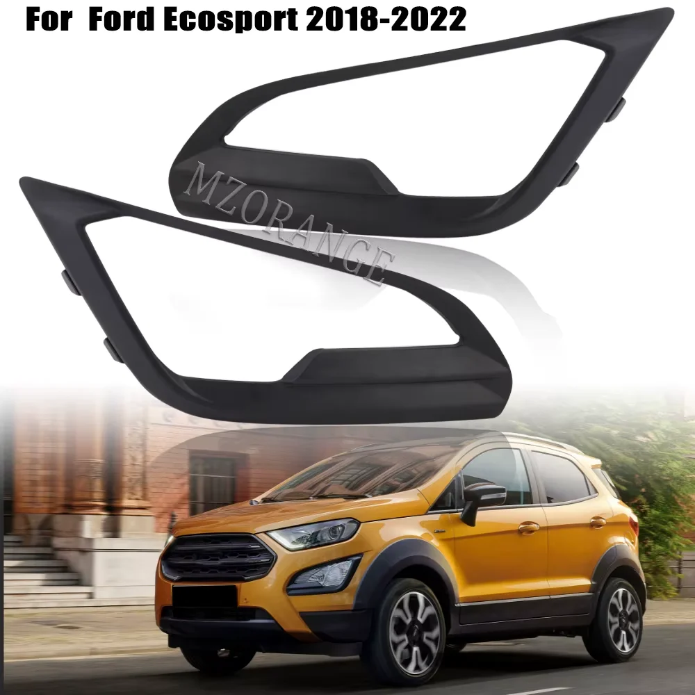 

Front Bumper Fog Light Cover For Ford Ecosport 2018 -2022 ABS Replace Decoration Sticker Trim Headlight Frame Car Accessories
