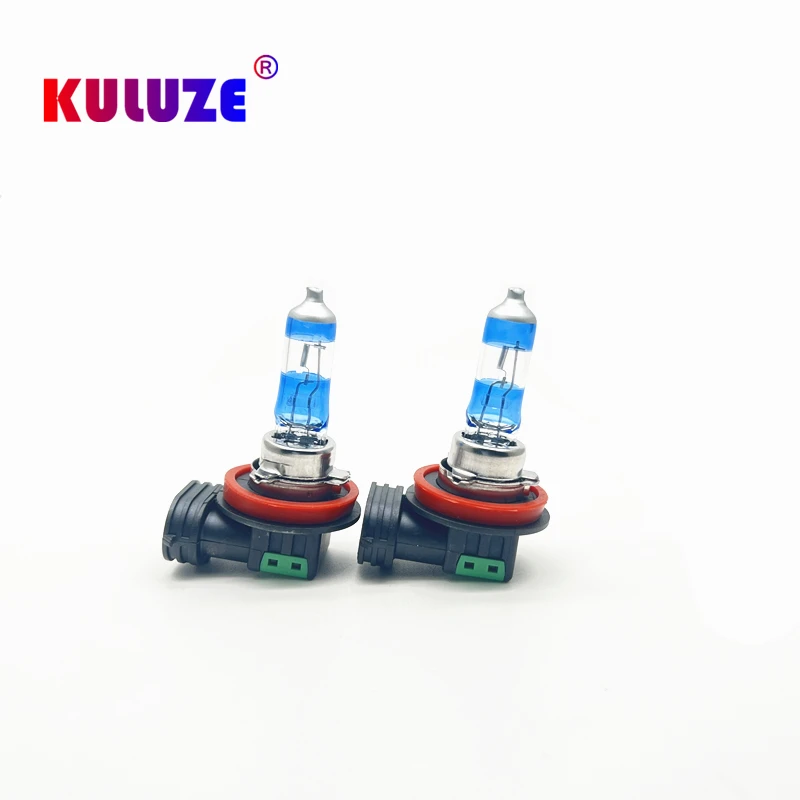 2Pcs H11 Halogen Headlight Car Light Night Walker 4000K 12V 55W Warm Yellow Light Bulb Fog Halogen Bulb