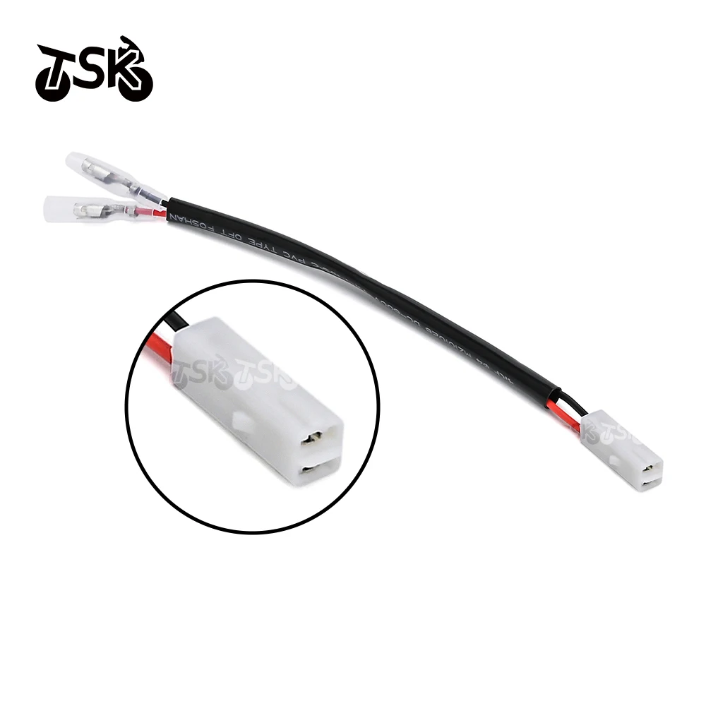 For Kawasaki Z750 Z800 Z900 Z1000 Ninja 300 250R ZX6R ZX9R ZX600 Turn Signal Connectors Indicator Cable Lead Wiring Plug