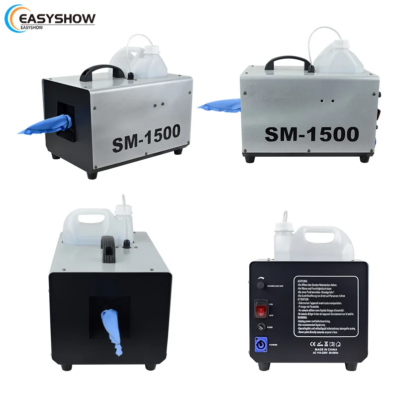 High Quality 1500W Artificial Snow Making Machine DMX Remote Control Snowflake Machine for Wedding Stage