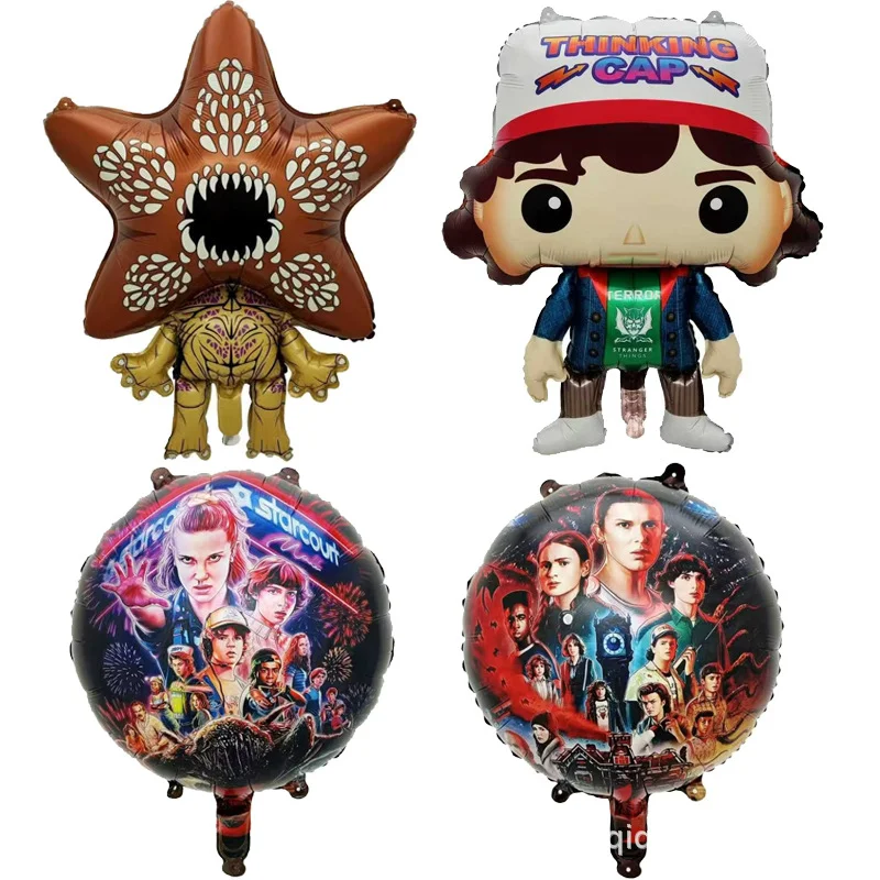 

Cartoon Strange Story Foil Balloons Carnivorous Flower Festival Decoration Latex Birthday Party Balloon Set Baby Shower Gift Toy