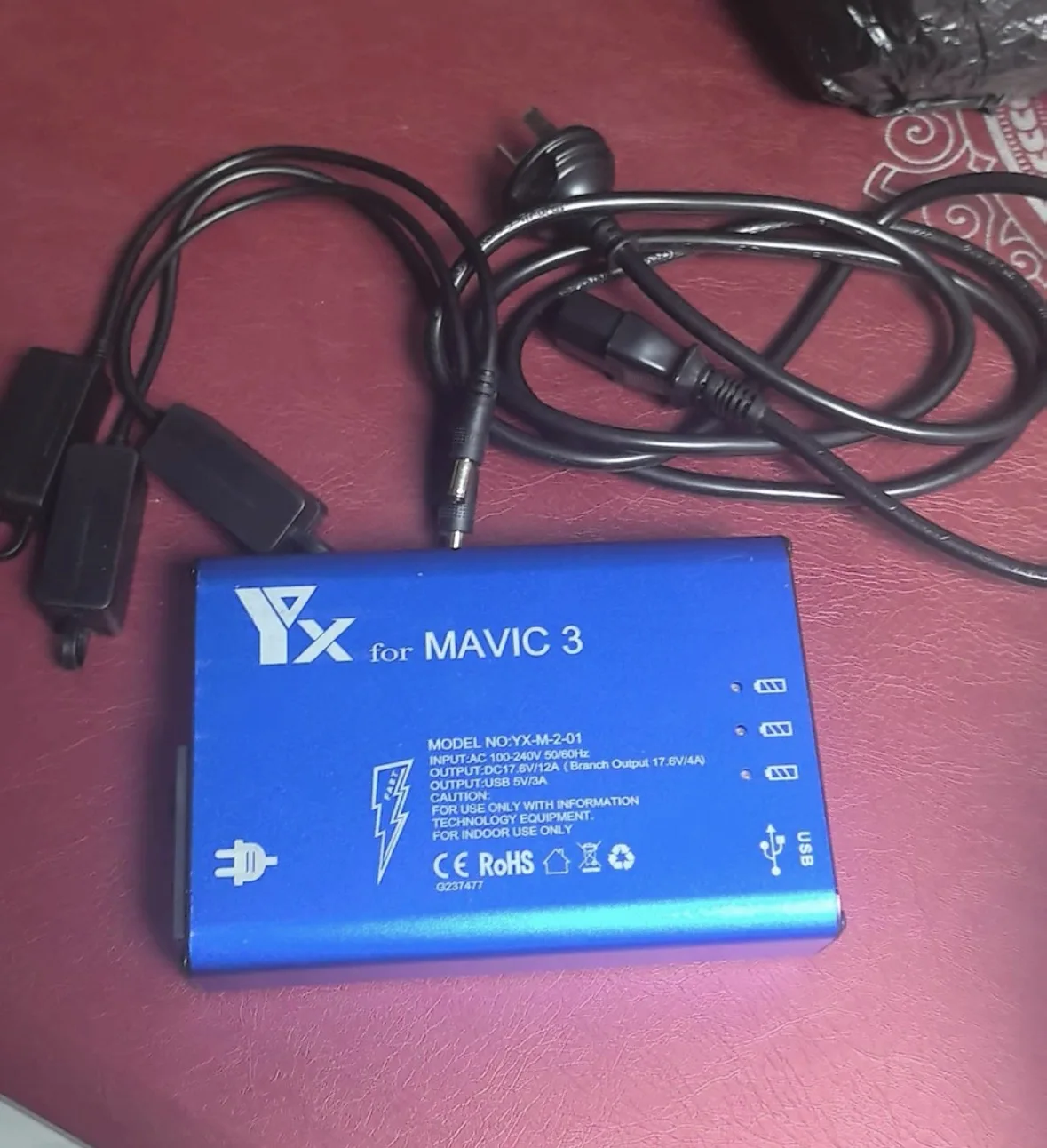 90% new Mavic 2 / mavic 3 Battery Charger Parallel Intelligent Rapid Charging Hub For DJI Mavic 2 mavic3 Car charging YXC07