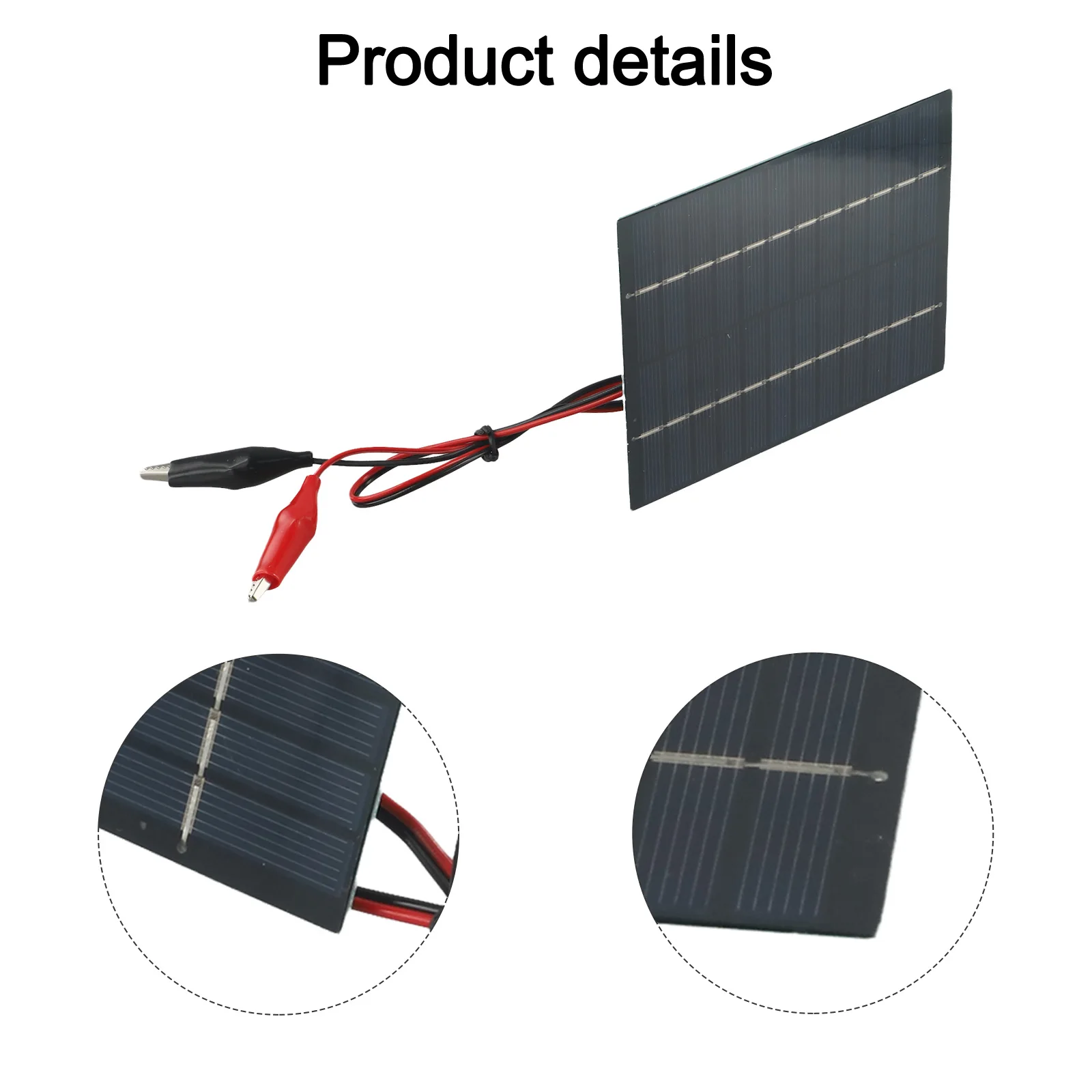 Redução de emissões de carbono 10W Painel solar Células de silício policristalino Painéis solares à prova d'água com economia de espaço