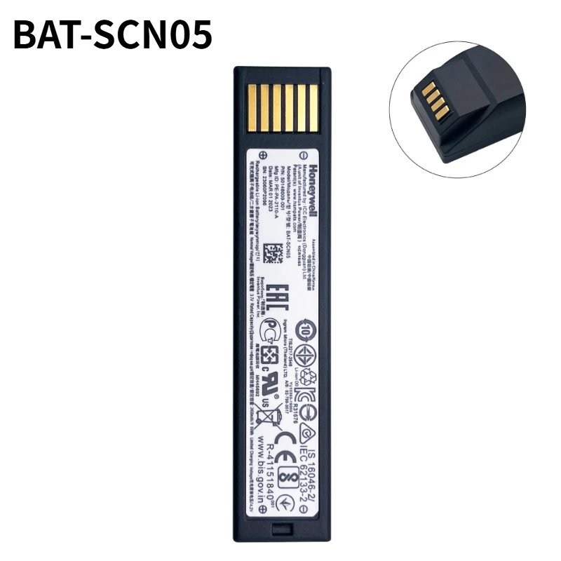 High Quality For Honeywell 1952g/1991iSR/XR/XLR Rechargeable Lithium Battery BAT-SCN05