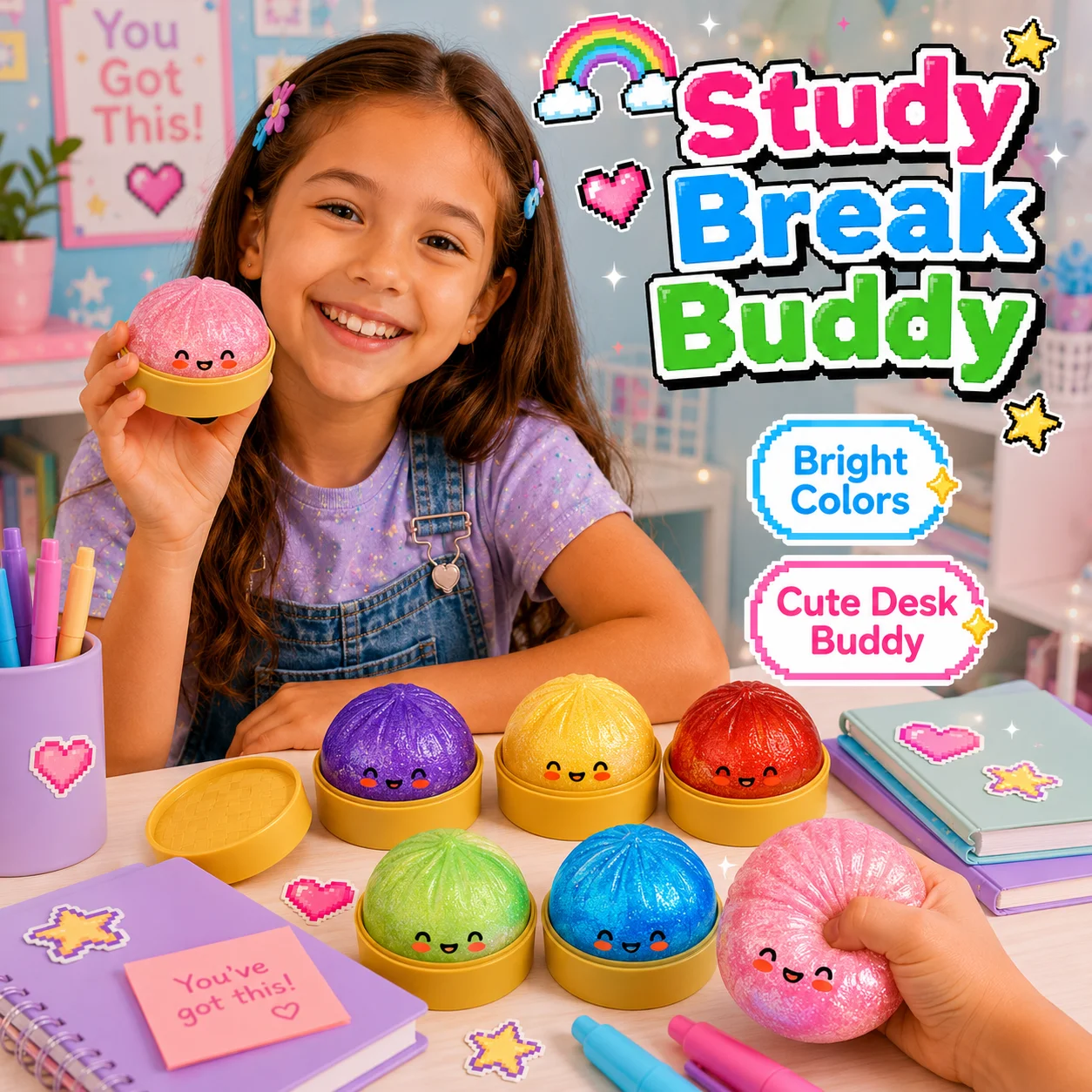 Random Color Cute Shiny Stress-Relief Squishy Balls, Sensory Toys, Squeeze Dough Balls, Fingertip Toys, Soft Relaxation Toys, Elastic Squeeze Ball Toys, Perfect for Party Favor Packages, Suitable for Gift-Giving, Also Ideal for Party Gifts, Birthday Gifts