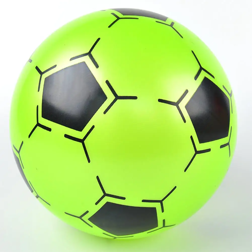 Children Inflatable Pvc Soccer Ball Toy Football Shape Bouncing Ball Gift For Kids Inflatable Toys Random Color