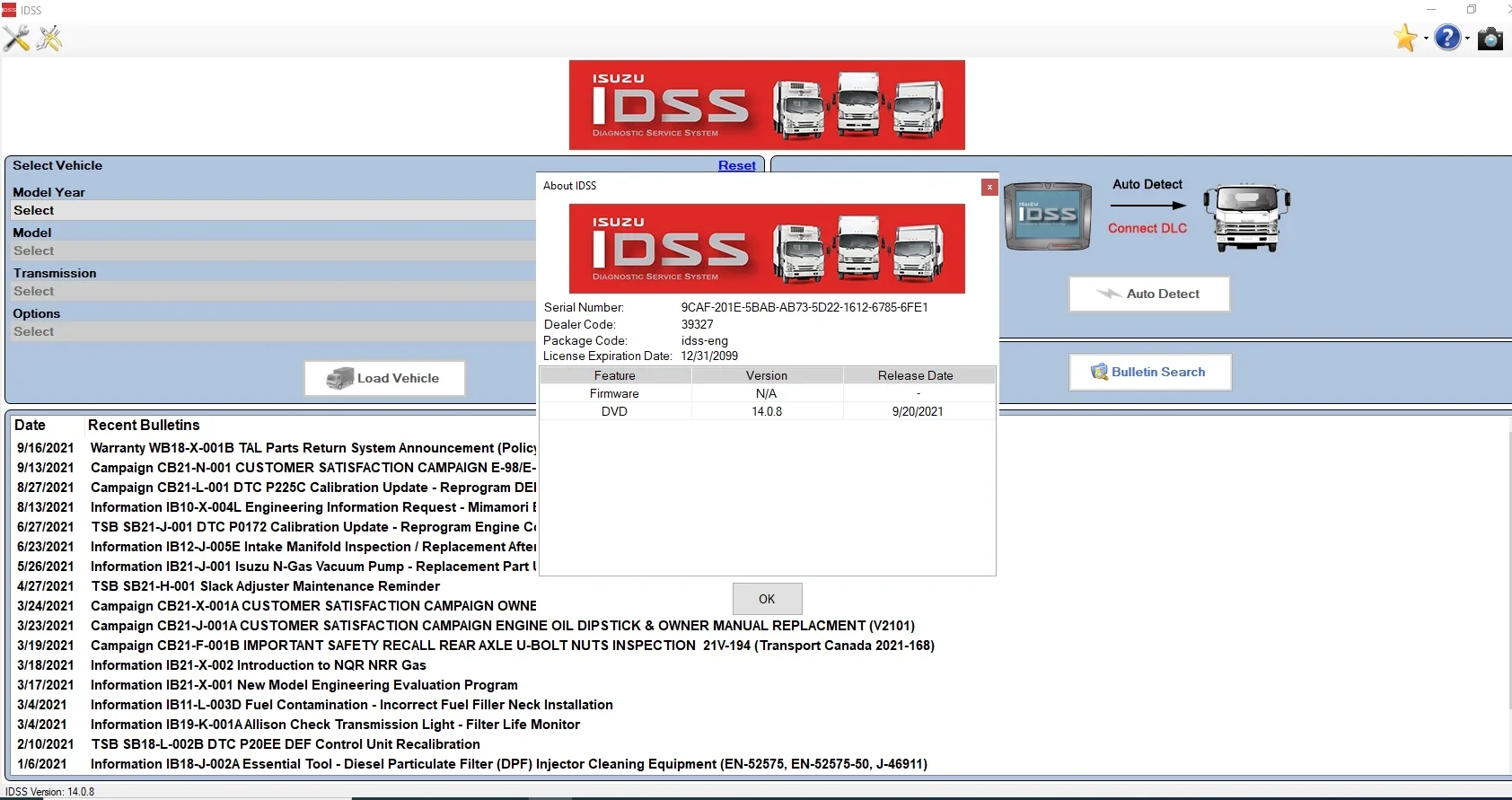 For Isuzu Diagnostic Service System (New US IDSS ) [2024]+Keygen