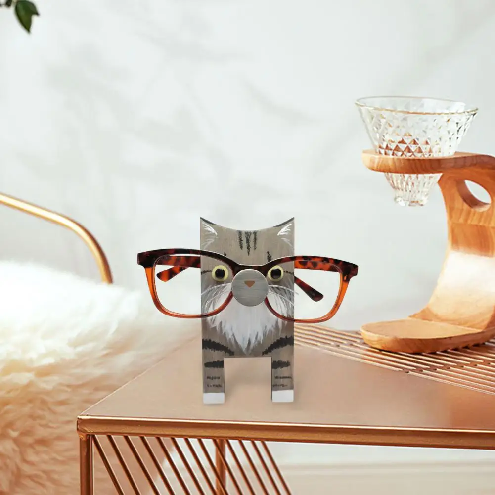 

Pig Glasses Holder Fox Glasses Holder Handmade Wooden Glasses Holder Cute Cartoon Design Fine Workmanship Eyeglass for Home