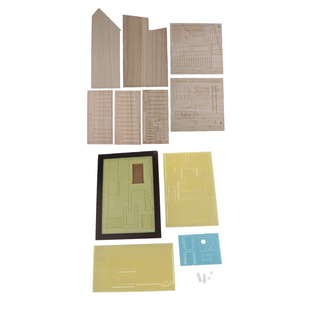 1:35 Gesimuleerde Scène Ruïnes Huis Tank Plataform Model Tafel Wargame Scène DIY Onderdelen