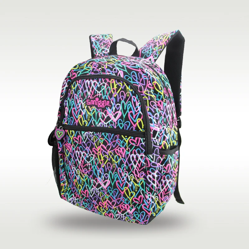 Australia original Smiggle children's hot-selling schoolbag female cute high-quality backpack love versatile schoolbag