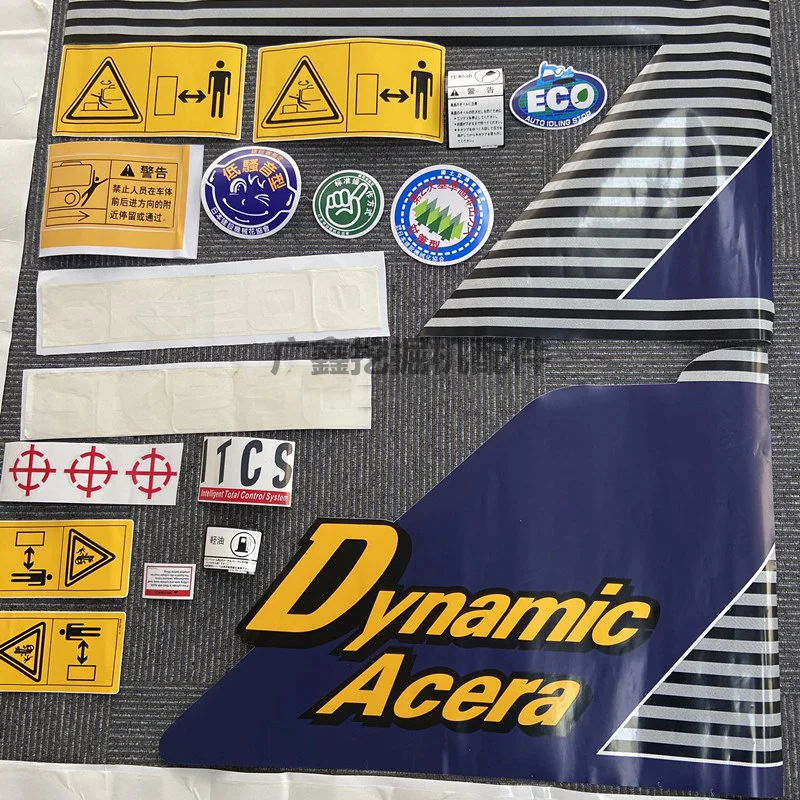 For Kobelco SK Excavator label sticker 200 210 230 250 260 300-6 6E Ass side door copybook accessories