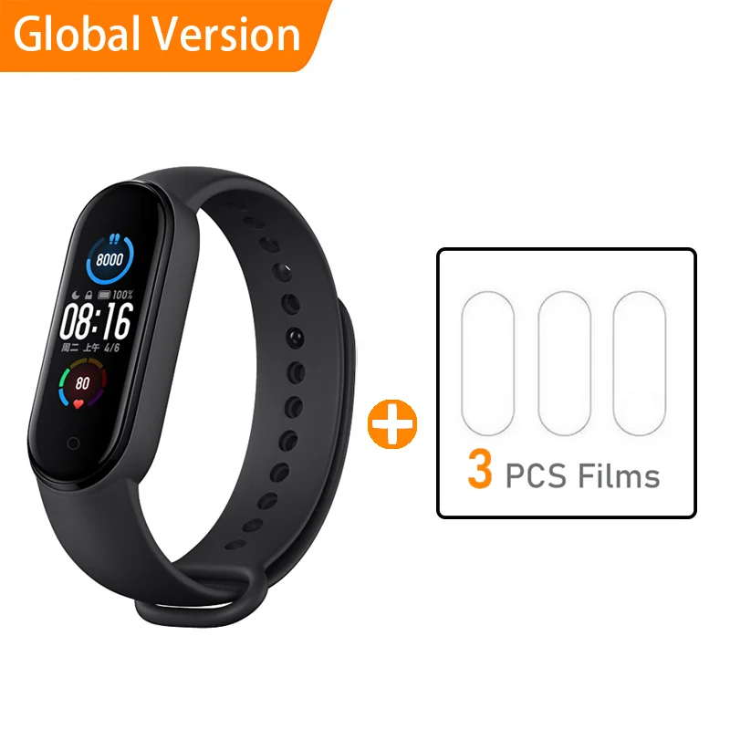 Original global version of the xiaomi band 5 classic fitness xiaomi mi band fitness bracelet xiaomi