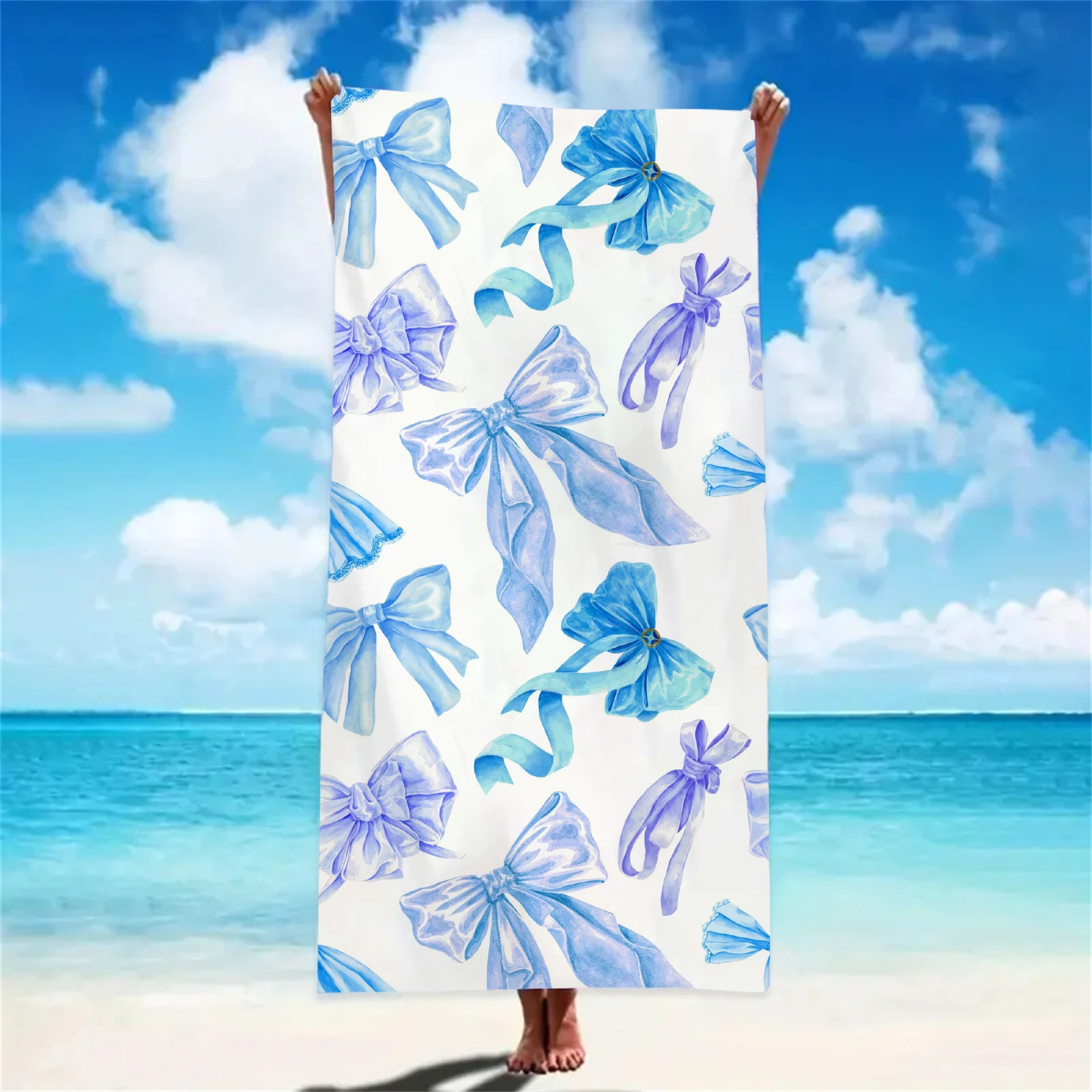 شخصية القوس مخصص منشفة الشاطئ منشفة السباحة هدية للسباح في الهواء الطلق بركة منشفة اليوغا الصيف هدية عيد ميلاد الفتيات الشاطئ #4