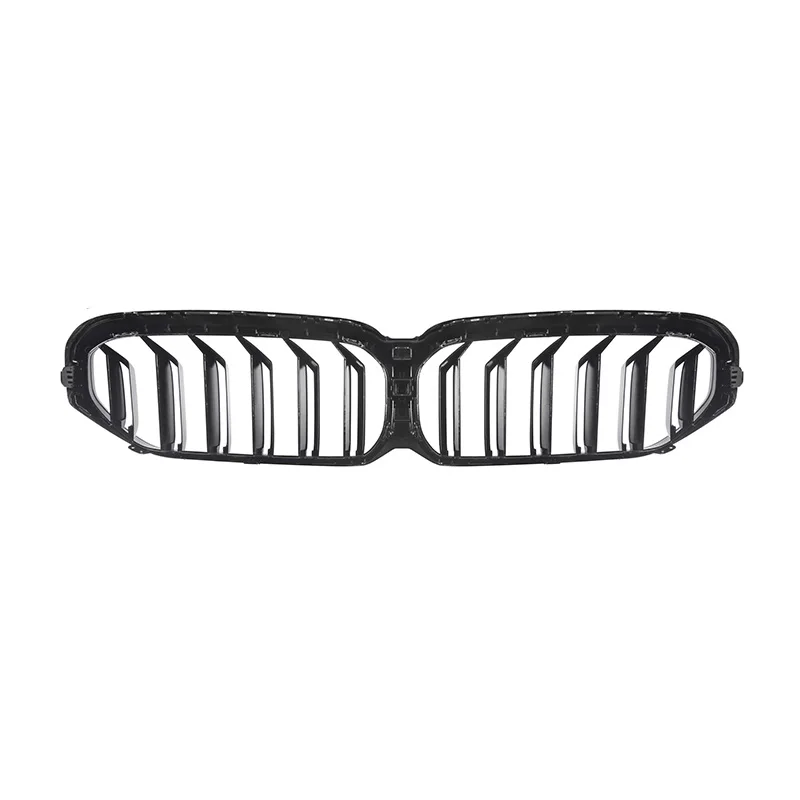 Real Dry Carbon Fiber Front Kidney Grill For BMW 5 Series Facelifted G30 G31 2021-2023 Bumper Racing Grille