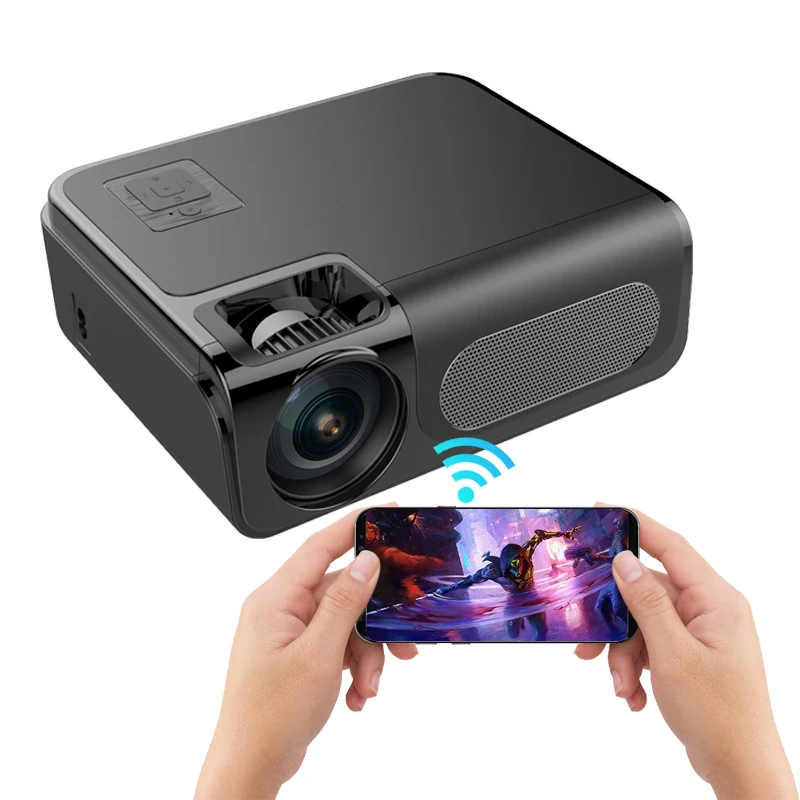 Wireless Mini Projectors Home Theater System 1080P Mobile WIFI Projector Smart Beamer Portable Video Proyector