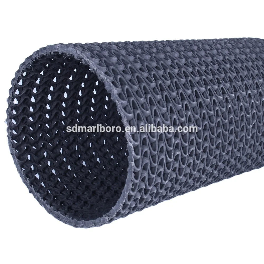 2025High Quality 3D HDPE Black Plastic Water Permeable Curved Mesh Pipe Tube Wholesale Low Supply Price