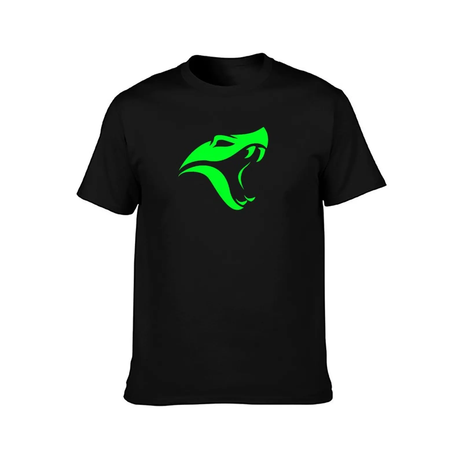 Green Vipers logo T-Shirt Large Size Casual Tee Shirt