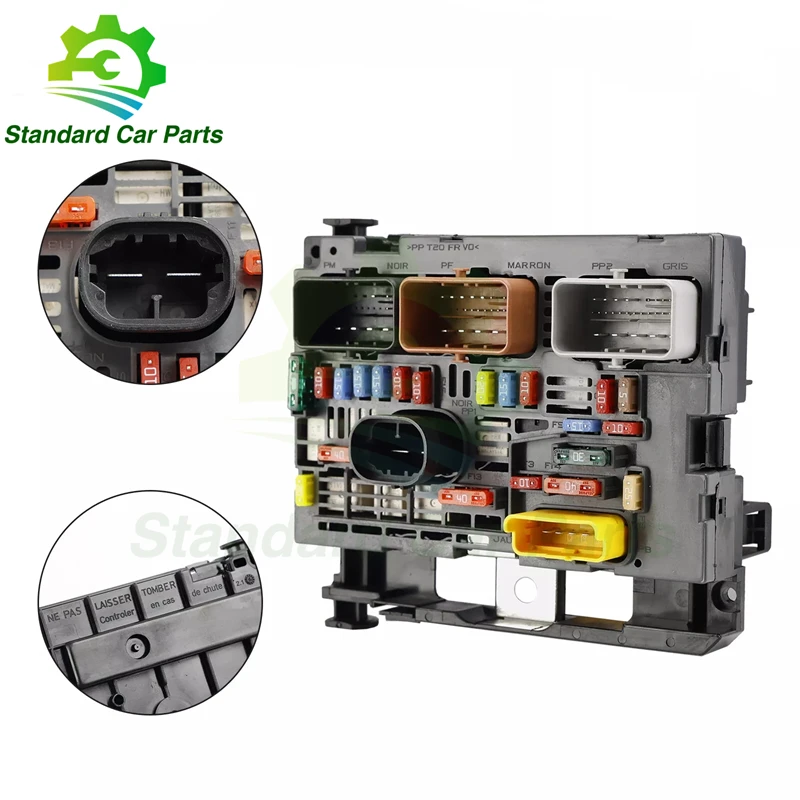 9809742780 Engine Fuse Box Assembly BSM R01 R18 R02 R19 Models For Citroen C4 PICCASO C5 Peugeot 3008 407 2008-2019