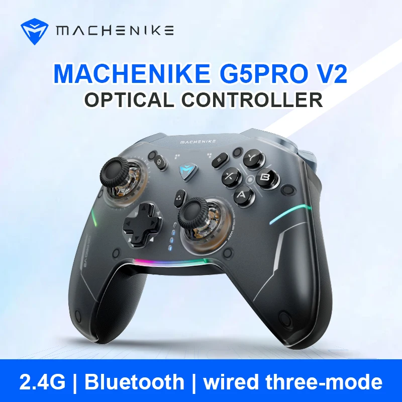 Machenike G5 Pro V2 Optical Gamepad Hall Joystick PC STEAM Wireless Bluetooth Body Trigger Customized Control Free Shiping