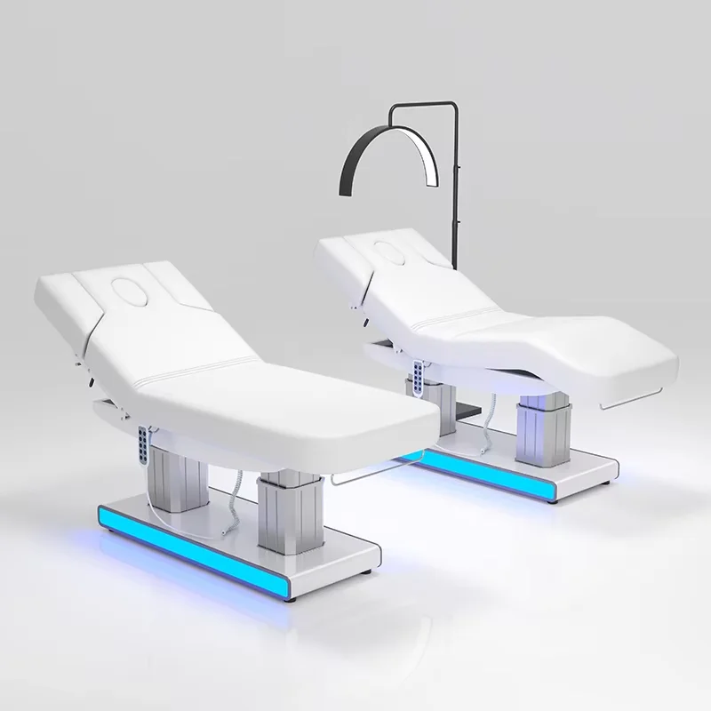 

New Electric Beauty Bed Triple Motor Facial Treatment Tattoo Adjustable Lash Bed Specially for Eyelashes