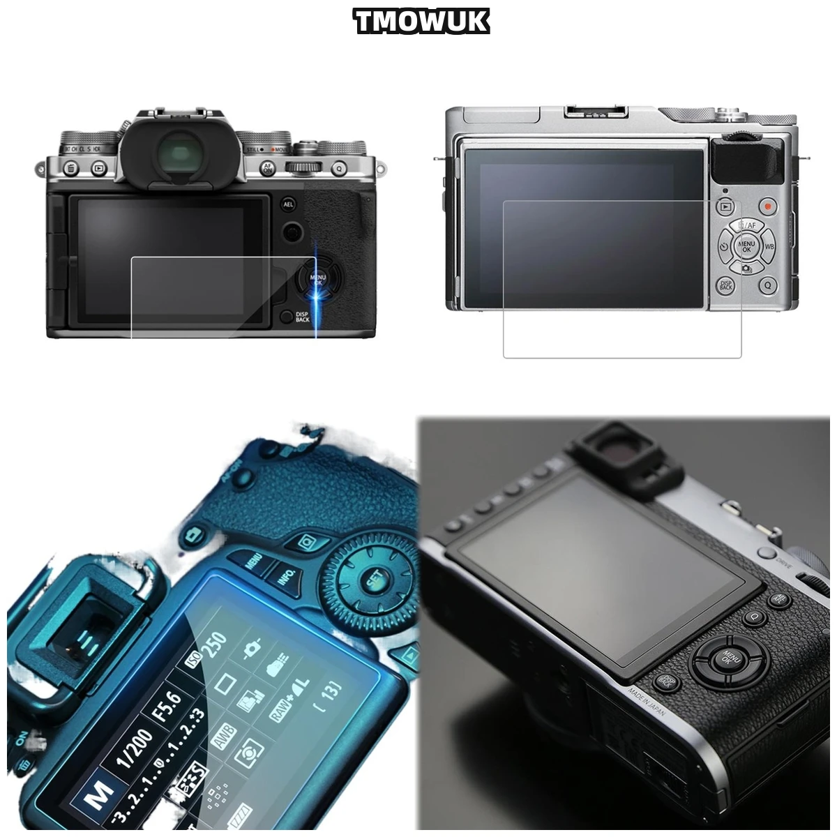 

For Fujifilm XA3 A5 A10 A20 XT1 XT2 - Shatterproof Tempered Glass, Anti-Glare Privacy Screen Protector With Bubble-Free Applicat