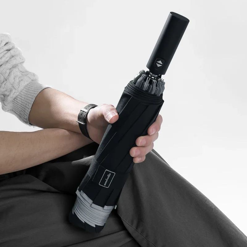 

Ветрозащитный маленький зонтик от солнца, портативный автоматический роскошный складной зонт с обратным ходом, милый зонтик Playa, товары для дома