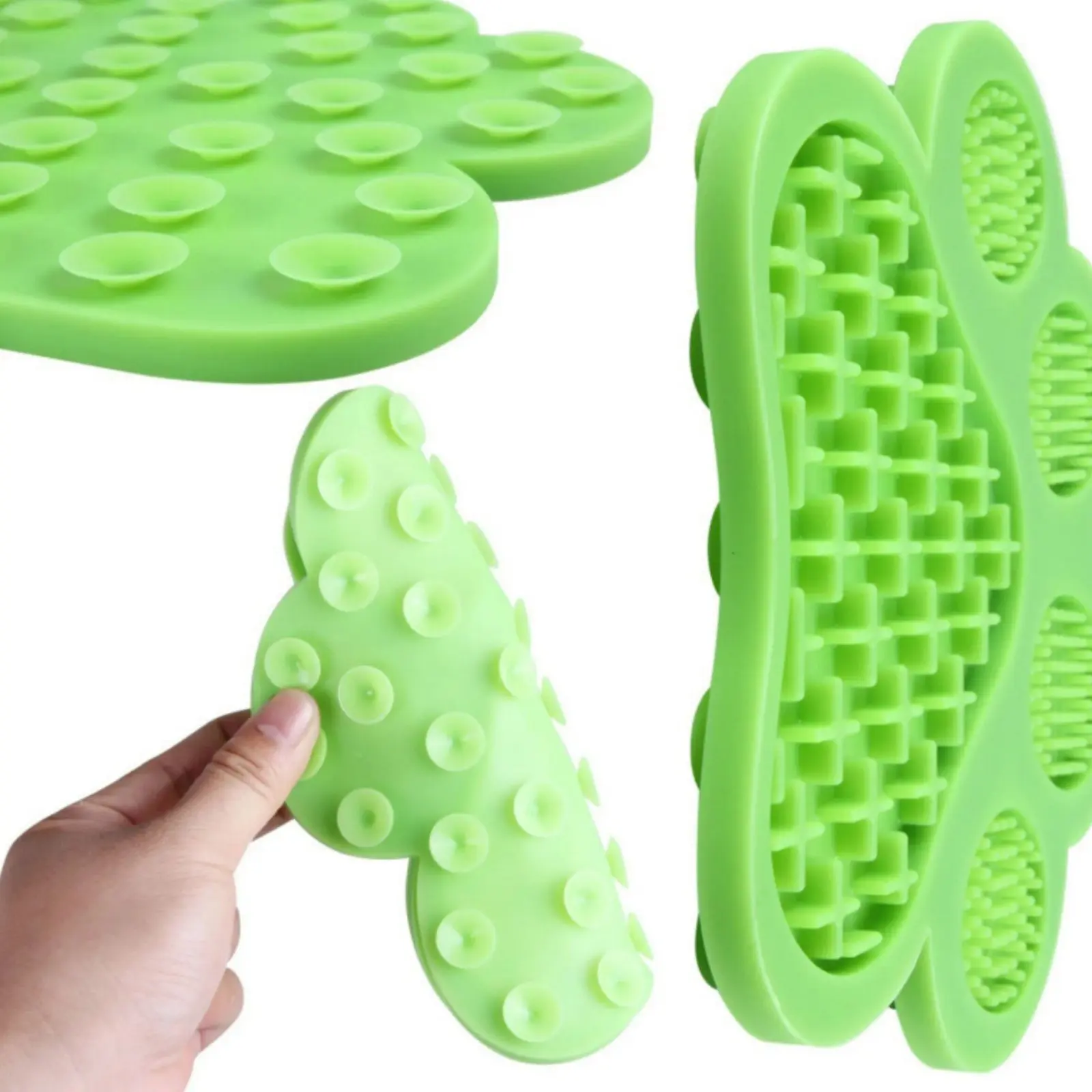 

Paw Licking Mat Easy to Clean Silicone Slow Feeder Mat Dog Licking Plate BPAsafe Silicone Lick Pad Long-Lasting for Training