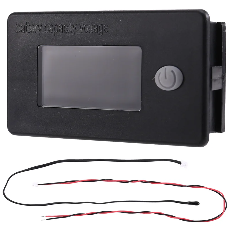 

AU05-Golf Cart Измеритель батареи ЖК-дисплей Вольтметр 10-100 В Вольтметр Датчик температуры для транспортных средств на колесах Автомобили Яхты