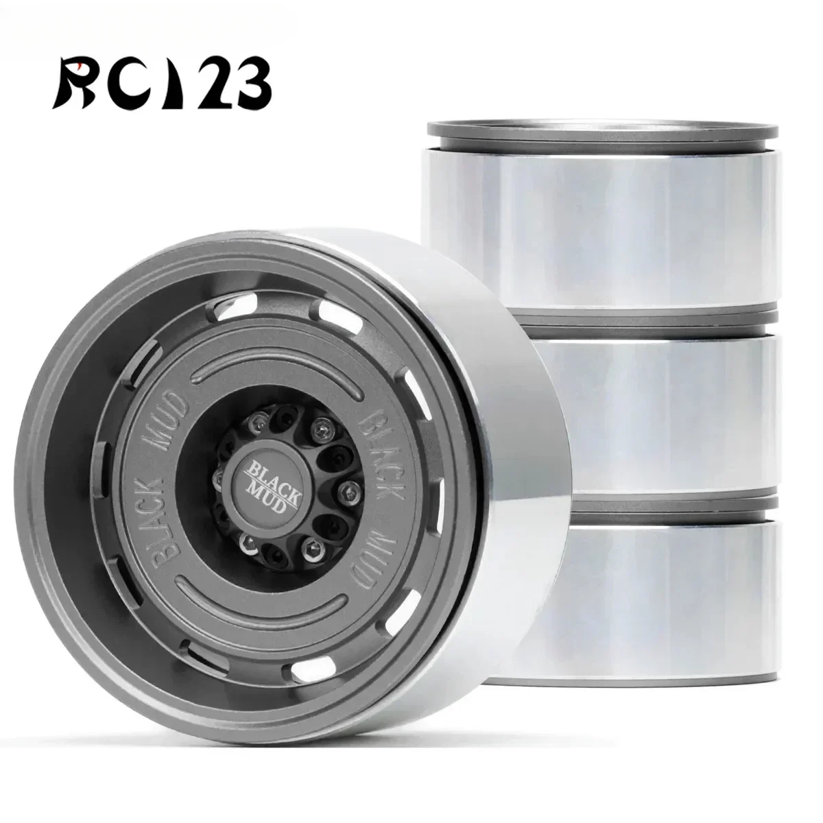 Alloy 2.6 inch Offset Negative 7.5 Beadlock 75MM Wheel Rim Hubs For RC Car Axial 1/10 1/7 1/8 MK07 Yeti Wraith RB10 Ryft