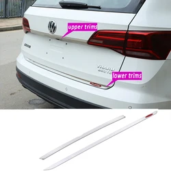 Car Trunk Door Trims Rear Gate Strip Styling for Volkswagen Tharu VW Taos 2018 2019 2020 2021 2022 2023 Accessories Kit Auto