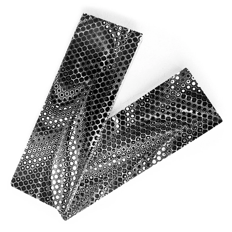 2 قطع العسل نمط C-Tek DIY مقبض السكين المواد الراتنج لوحة ثعبان الحبوب مقلاع مقبض المواد 120x40x8 مللي متر