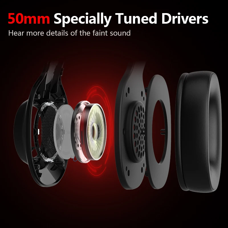 Игровая гарнитура Edifier G2II, геймерские наушники, проводная гарнитура с 50-миллиметровым драйвером, объемный звук 7,1, RGB светильник, микрофон с шумоподавлением